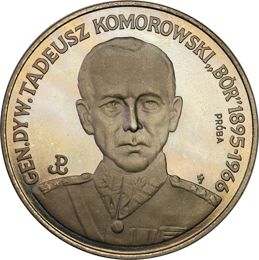 III RP. PRÓBA Nikiel 200 000 złotych 1990 Bór Komorowski